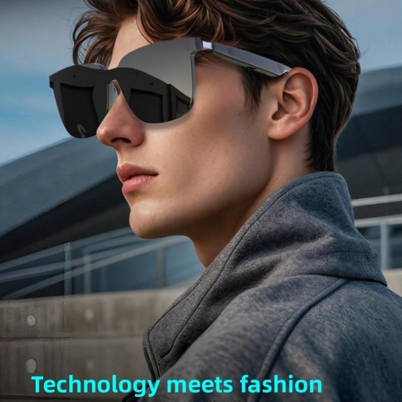 Smart Glasses, Anti Blue Light Smart Glasses, Intelligent Life Assistant Voice Conversation Glasses, Multifunctional Smart Glasses for Men & Women, Wireless Smart Glasses, Wearable