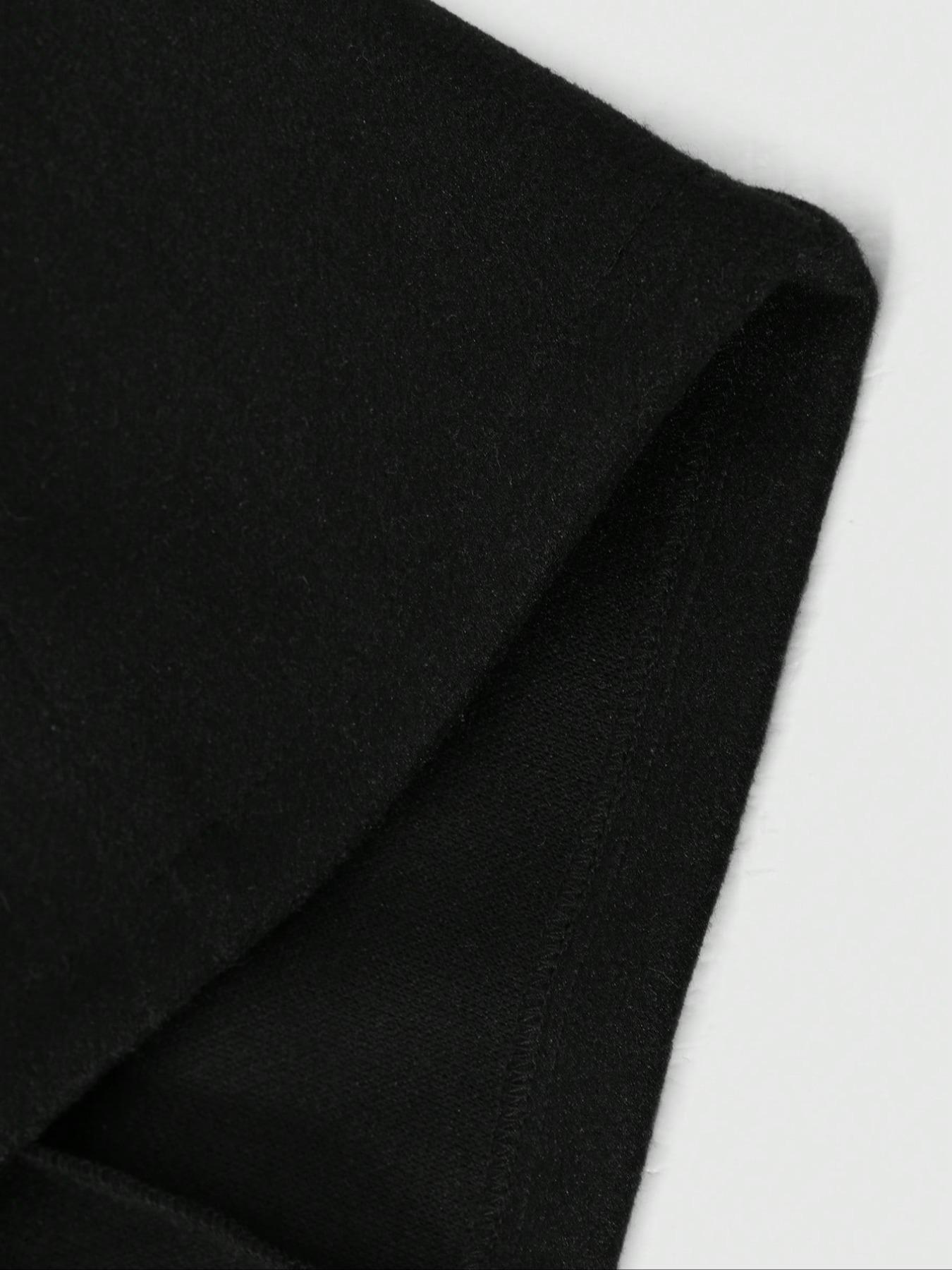 Men's Solid Color Button Front Lapel Neck Coat, Regular Fit Long Sleeve Pocket Outerwear for Fall & Winter, Winter Coats 2024, Men's Clothes for Daily Wear Winter Jacket