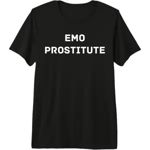 Aesthetic Fashion Emo Graphic Pattern Premium Tri-blend 100 Percent Pure Cotton T Shirt Casual Streetwear Tee Prostitute Style Top