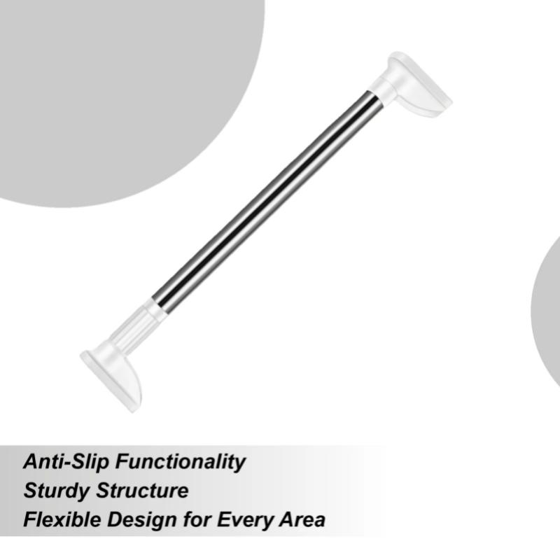 Clothes Rod Retractable Heavy-Duty Organizer Pole Rods For Closet For Clothes For Laundry Drying Coat Wardrobe Storage Bedroom