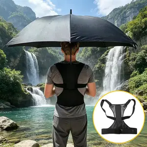 Adjustable Backpack Umbrella Strap, Hands-Free Design, Durable and Lightweight, Ideal for Farming, Fishing, Photography, Long Straight Handle Umbrellas