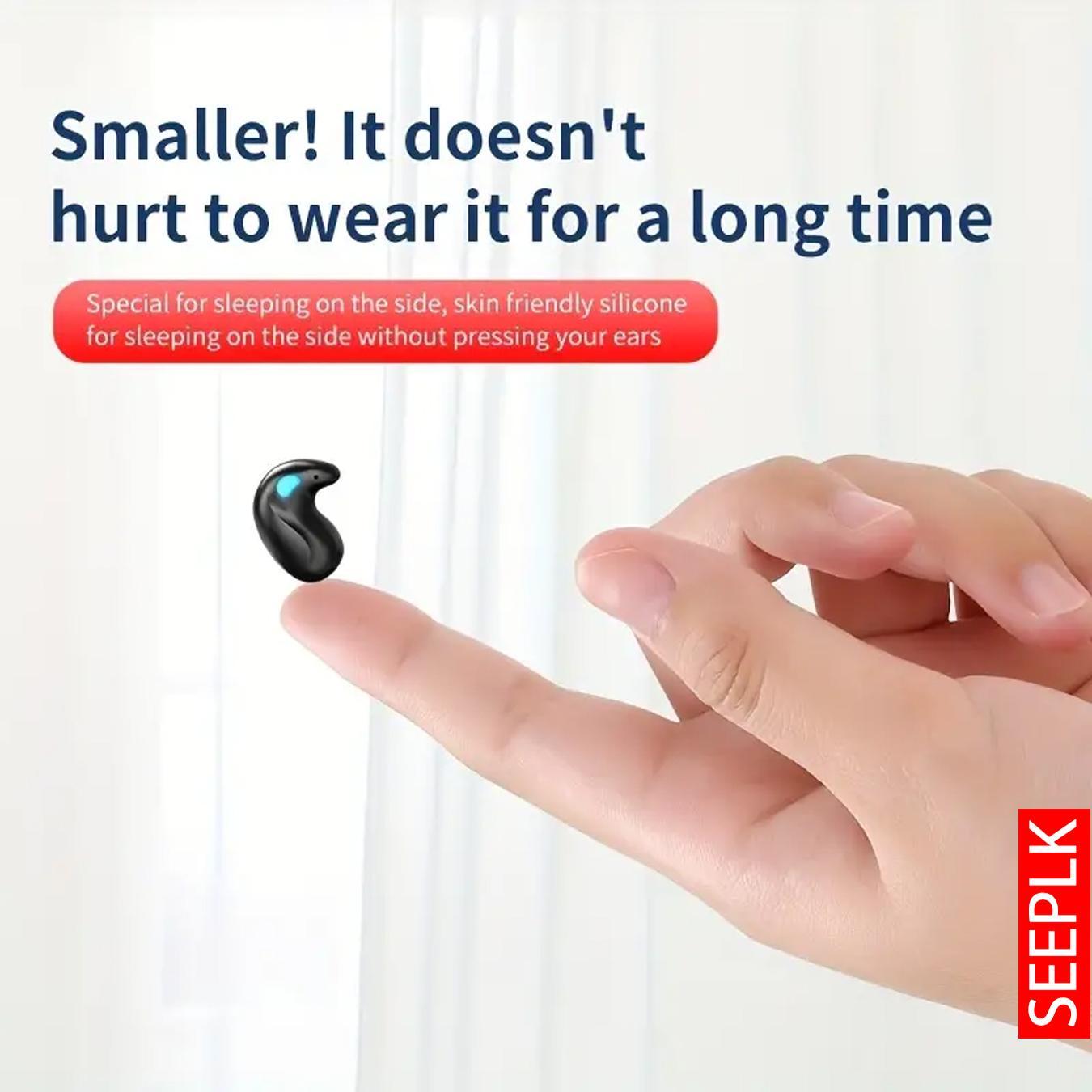 SEEPLK Wireless Sleep Earbuds, 1 Count Waterproof Sport Earbuds with Charging Case, Effortless Comfort Headphones for Active Lifestyles, Secure Fit for All-Day Use, Audio, Waterproof Wireless Earphones