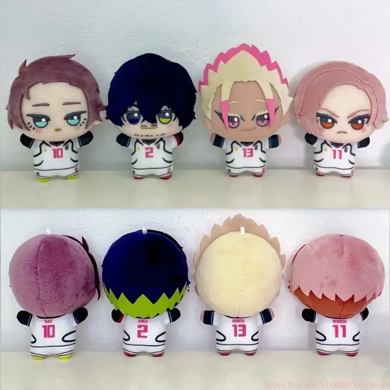 In Stock Genuine Bandai Anime Blue Lock Vol.9 Vol.10 Rin Itou Bachira Meguru Cosplay Plush Doll Fluffy Maumet Pendant Gift Toy