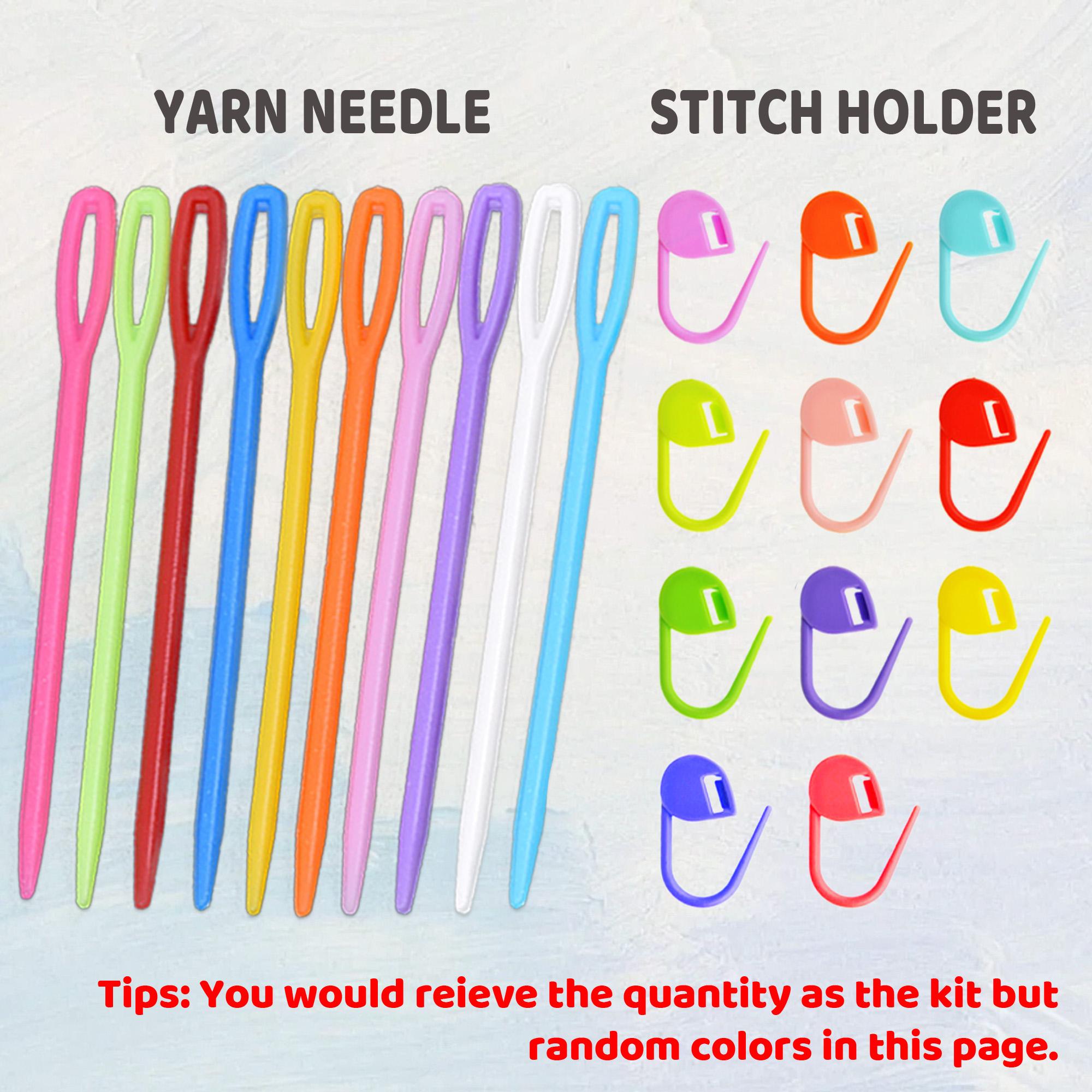 Animal Crochet Kit for Beginners, Amigurumi Crochet, 6 Counts/set Cute Crochet Kit with Crochet Hooks & Animal Crocheting Knitting Set with Step-by-step Video Tutorials