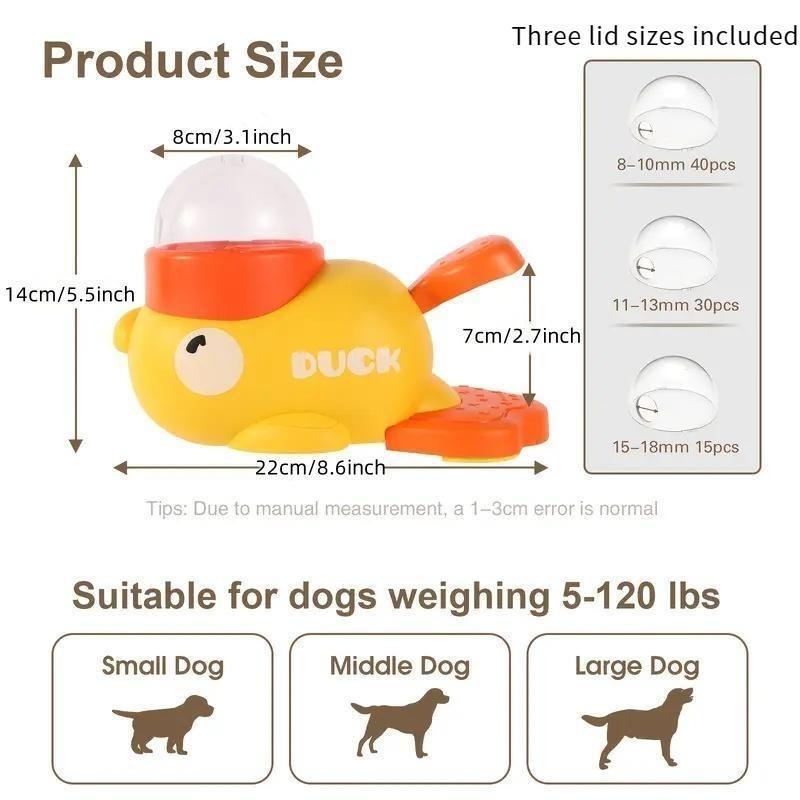 Pet Press Feeder Toy, Interactive Food Dispenser Toy, Dog Training Feeder, Dog Treat Dispenser, Pet Interactive Toy, Dog Cat Accessories