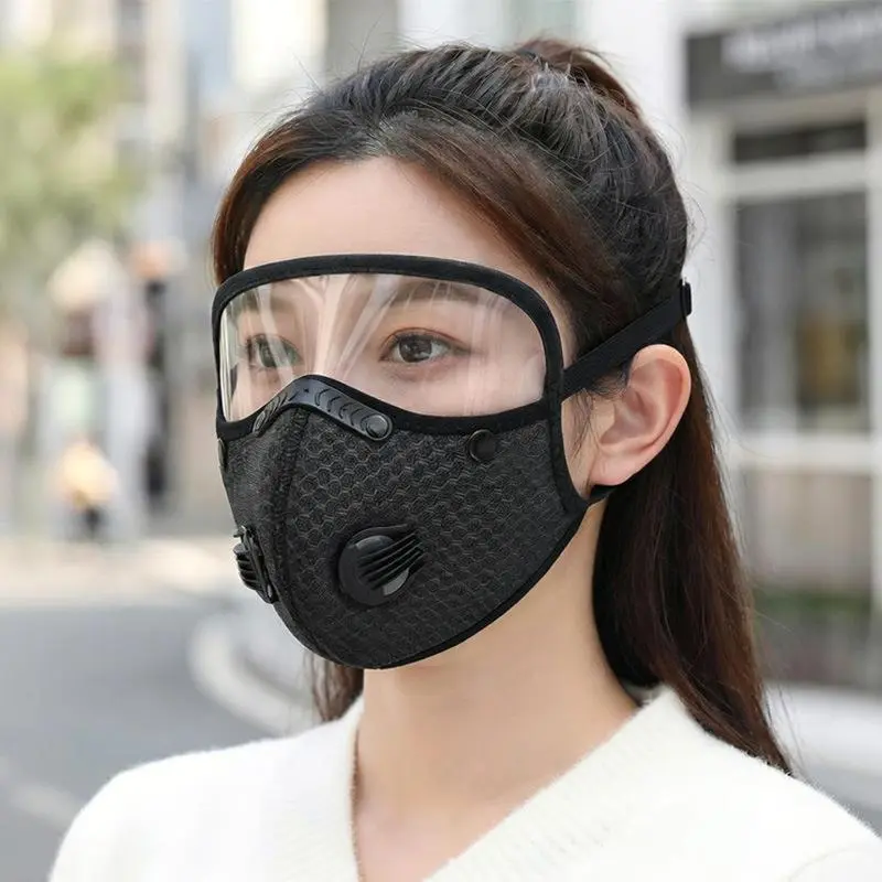 Breathable Activated Carbon Cycling Face Mask – Reusable Anti-Pollution Bike Mask with Filter, Adjustable Outdoor Sports Mask for Running, Camping, Climbing & Motorcycle, Dust & Haze Protection