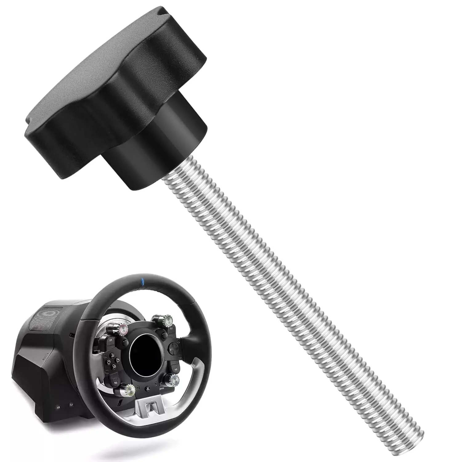 100mm Clamp Screw  for  Racing Wheel | Desk Mount Fixing Bolt Compatible with T80, T100, T150, T300, T500, TMX and TS-PC, Screw Only