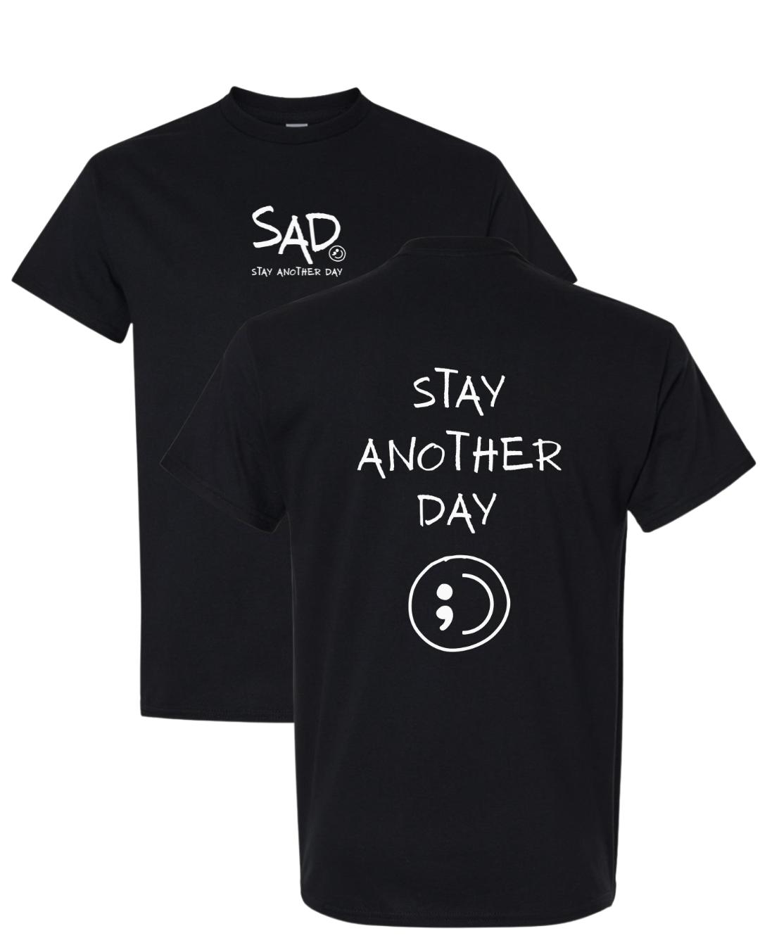 Stay Another Day OG Screen Printed T-Shirt Menswear Top Original Tshirt Streetwear Casual Crewneck Tee Shortsleeve Fashion Round Neck