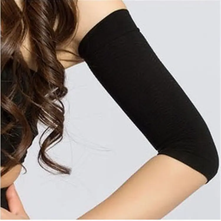 Unisex Compression Upper Arm Sleeves - Massage Fabric Ripple Weave, Elastic Scar Tattoo Coverage Covers, Breathable Support for Sports & Daily Wear