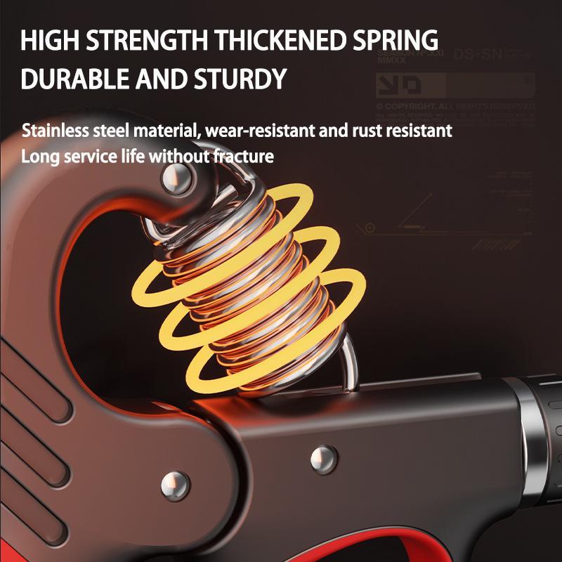 LINGPENG Adjustable Hand Grip Strength Trainer, Handgrip, 5-100kg Hand Grip Strengthener with LCD Display, Hand Strengthening Training Equipment for Home Gym Workout #GLOBAL PICKS