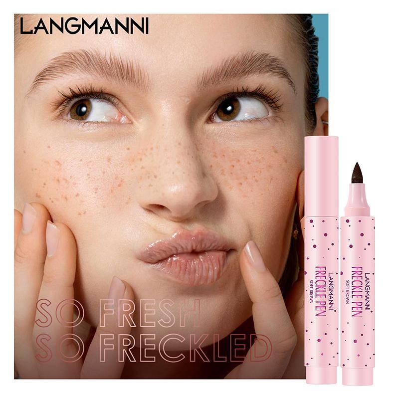 Waterproof Freckle Pen, 1 Count Faux Freckles Pencil, Natural Simulation Freckle Point Pen, Long Lasting Freckle Makeup Pen, Fine Tip Freckle Dot Pen, Gift