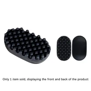 Rubber Curling Hair Brush, 1-Count Twist Curl Comb Afro Curl Sponge for Curls, Durable Material Washable Heatless Styling Tool for Barbers and Daily Use