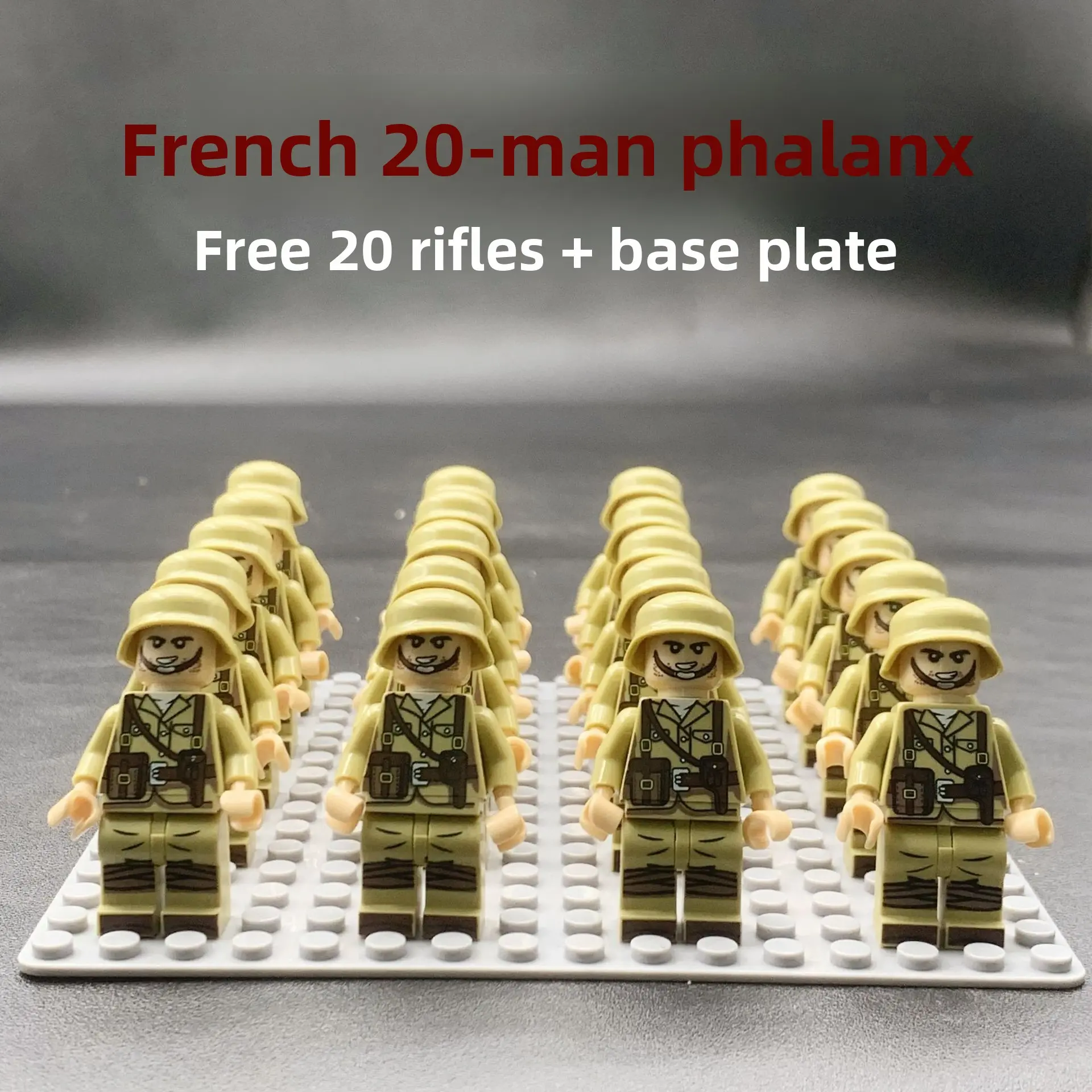 20pcs Vintage Tactical Uniform Miniatures with Base, Compatible with Various Themes, Collectible Doll Display Set, Ideal for Desktop Decor