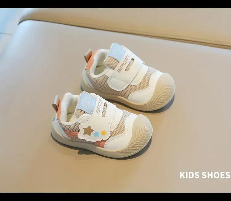 NewNewBaby First Walkers Non-Slip Shoes |             Soft Sole Toddler Sneakers for Boys & Girls,Cute Cartoon Beige/Pastel Shoes - Breathable, Cushioned, - Lightweight Toddler Trainers for Little Walkers