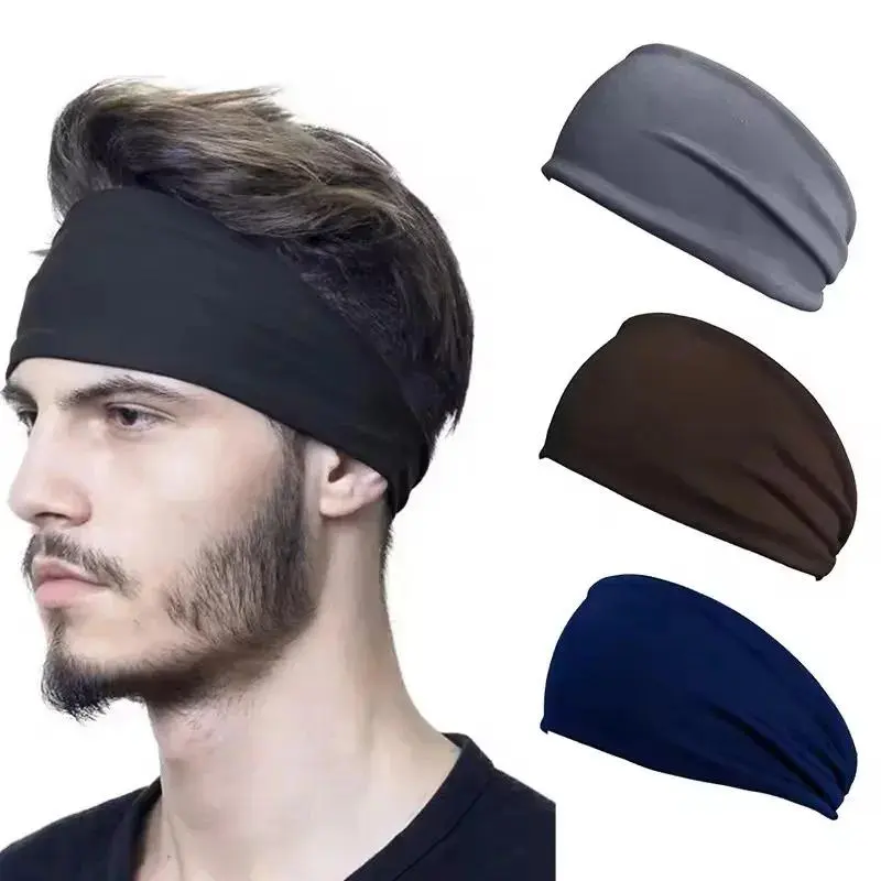 Unisex Wide Sports Headband, Breathable Sweat-Wicking Fabric, Lightweight & Hygienic for Running, Yoga & Outdoor Workouts, Sweat Wicking Headband, Athletic Headbands