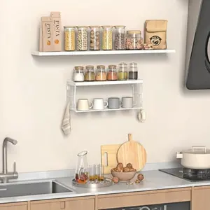 1 Set Wall Mount Floating Shelves, Black Wooden Wall Storage Organizer Rack with Wire Basket, Bathroom Towel Tissue Roll Holder & Decor Plant Candle Display Shelf, Space Saving Wall Mount Shelving for Bathroom Kitchen Bedroom Laundry Room, 3-Tier Matte Bl