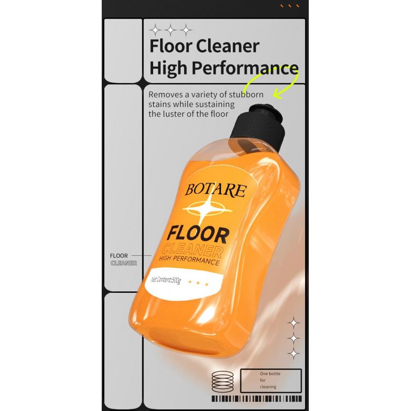 BOTARE Mop Soap - Long-Lasting Scent, Deep Cleans, No Residue, Fast Drying, Pet/Kid-Safe, Works with Mops, Steam Mops & Sprayers - 17.6 Fl Oz Cleaner for All Floors