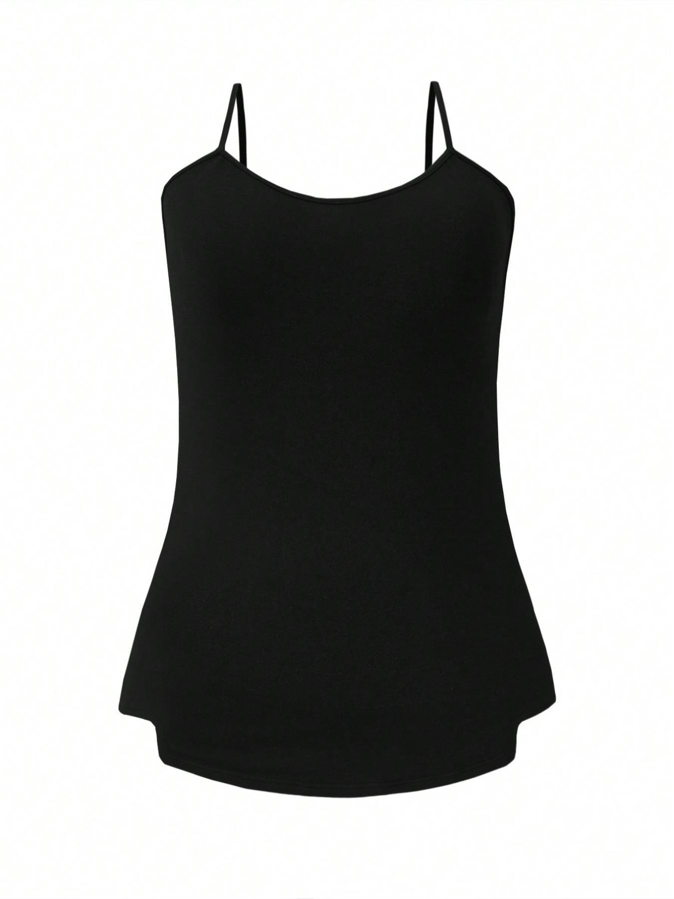 【Plus Size】 Three-Piece Set Colorblock Print Open Front Long Sleeve Outerwear & Adjustable Camisole Top & Elastic Waist Pants, Casual Fashion Cozy Outfits for Daily Wear, Lady Clothing for All Seasons