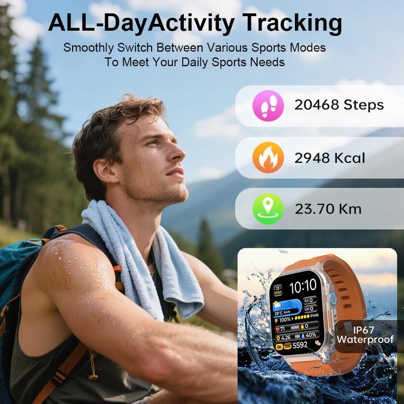 NEW 2026Watch Fadaiqi-H16ultra New Smart Watch , 2.02" HD Display, 112+ Fitness Activity Tracker, Heart Rate Monitor, Sleep Monitor, Step Counter, Bluetooth Calling, IP68 Waterproof, for Android & iOS - Monitoring Shipped from the US VanLif NEW 2026Watch Fadaiqi-H16ultra New Smart Watch , 2.02" HD Display, 112+ Fitness Activity Tracker, Heart Rate Monitor, Sleep Monitor, Step Counter, Bluetooth Calling, IP68 Waterproof, for Android & iOS - Monitoring Shipped from the US VanLif