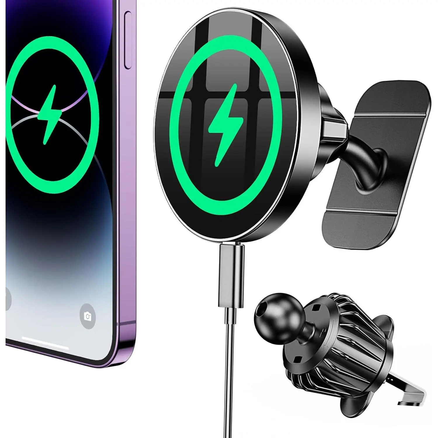 for Magsafe  Mount Charger【 】15W Magsafe  Charger  Phone Holders for Your  Accessories for Women Men  Phone Holder   Charger for  17 16 15 14 13 | Magsafe  Charger  Phone Holders for Your  Accessories for Women Men  Phone Holder Mount for  17 16 15