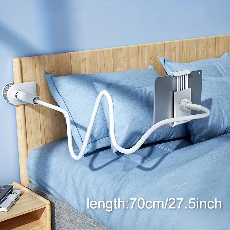 360 degree rotating tablet phone holder, Mobile Phone Holder, spiral base, lazy person holder, phone tablet bedside holder, bed lazy person holder (please check the required size before purchasing and place the order carefully)