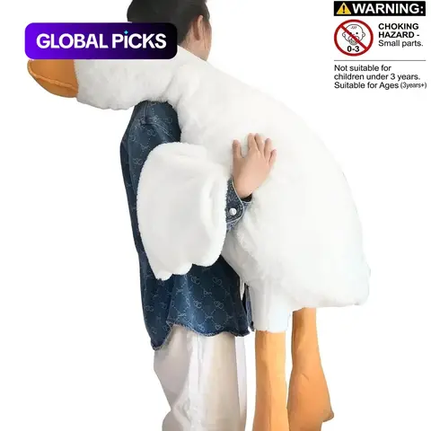 【Black Friday】Cute Soft Goose Plush Toy, Huggable Stuffed Animal for Kids Ages 3+ and Adults, Birthday Gift