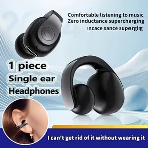 1pc Single-ear Mini Earbuds, Supports Microphone for Calls, Music Listening, Sports, Business, and Leisure, with Ultra-long Battery Life and Type-C Charging