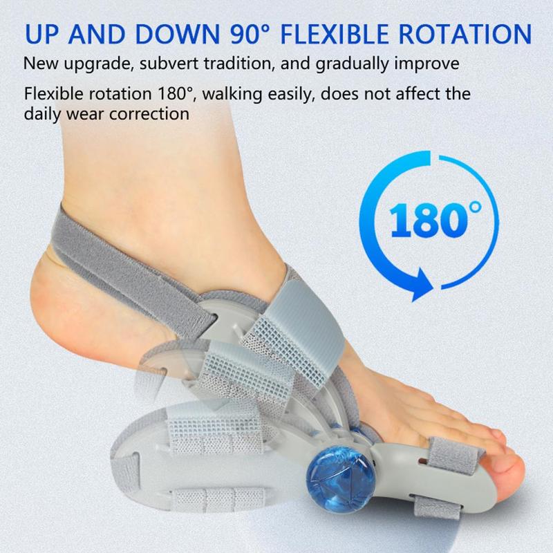 Adjustable Toe Straightener, 1 Box Toe Bunion Stretch Band, Toe Straightener for Women & Men, Foot Care Tool for Home & Travel