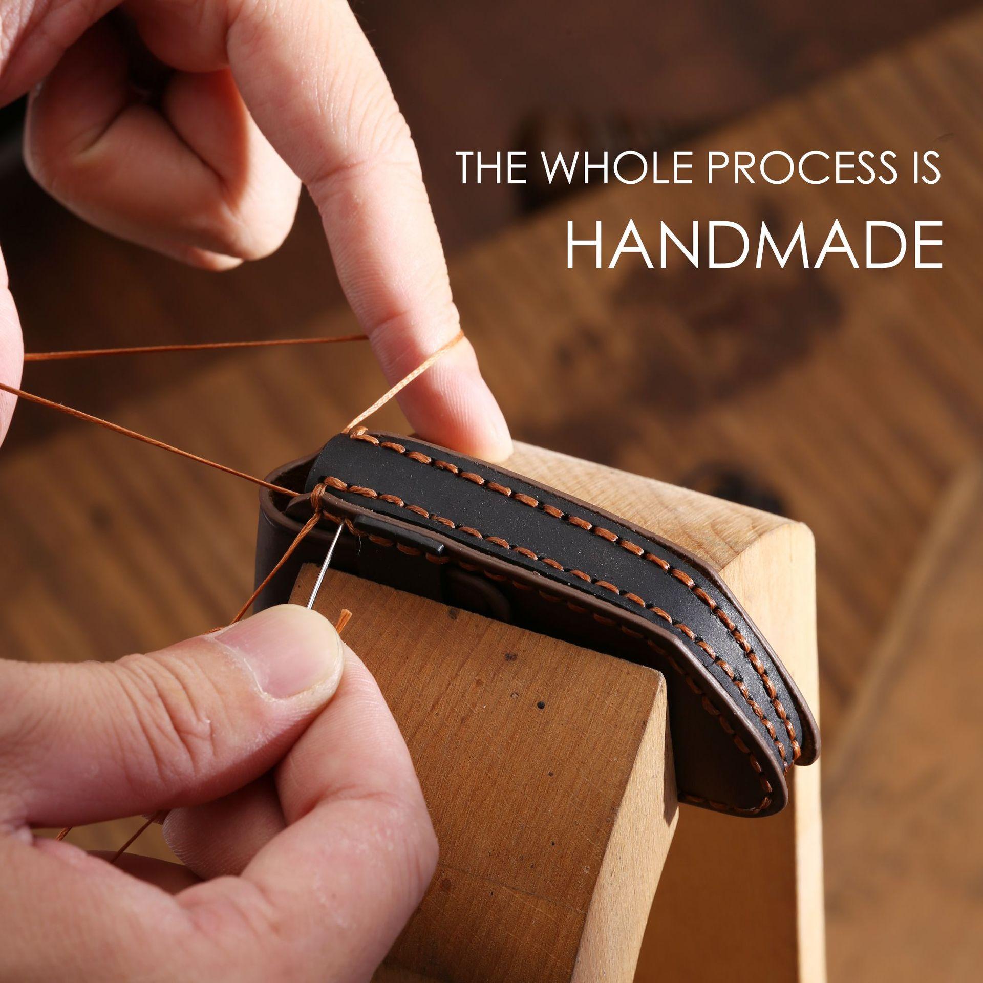 Genuine leather handmade key case suitable for Ford key case Ford F-150 Raptor pickup truck car key case