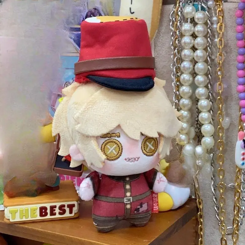 10cm Anime Game Identity V Cotton Doll Postman Kawaii Cosplay Props Victor Grantz Cartoon Mini Soft Plushies Toy Figures Gifts