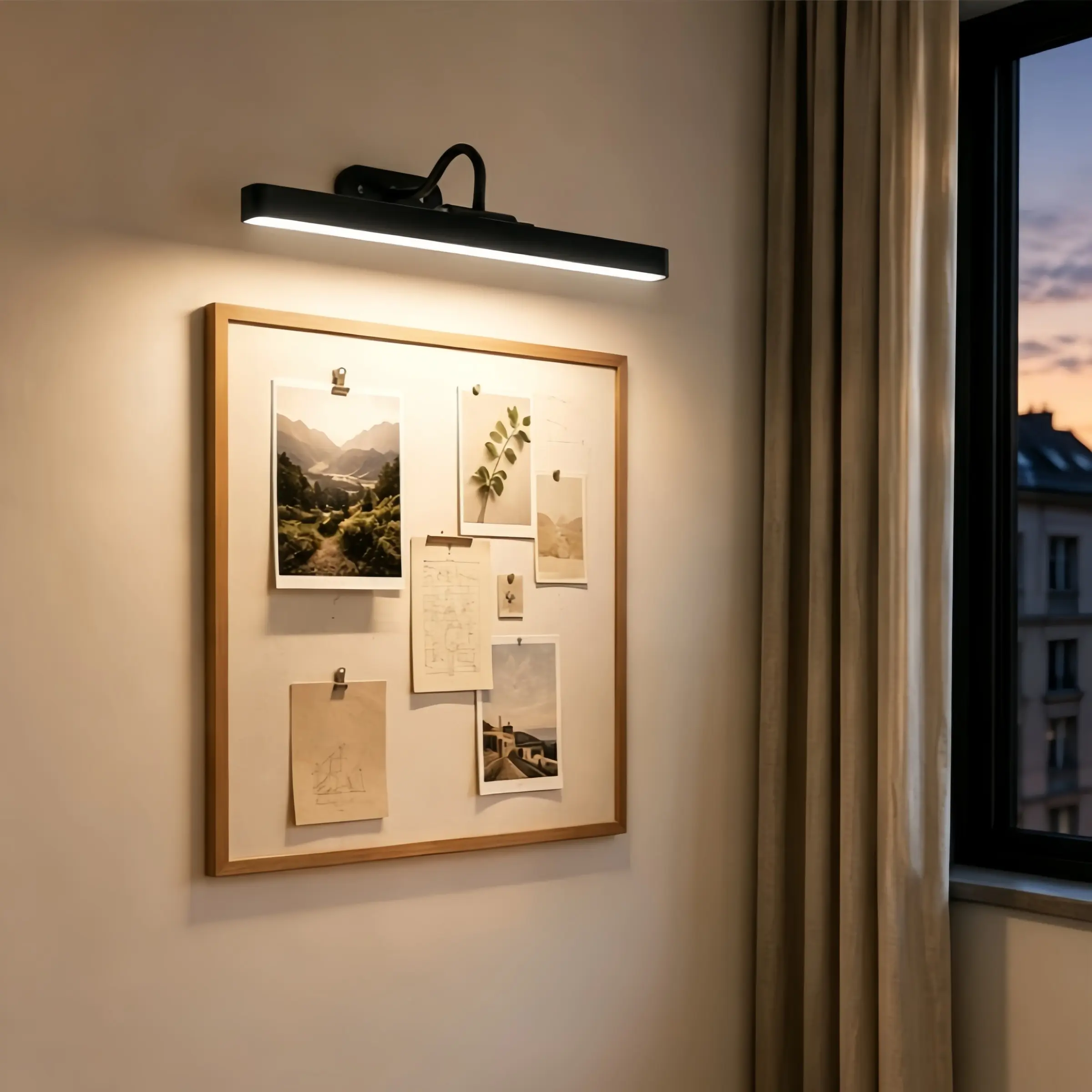 USB Rechargeable Picture Light with Remote, Dimmable and Timer, 3 Modes Art Display Lamp, Indoor Lighting, Ideal for Portraits and Wall Murals Decor