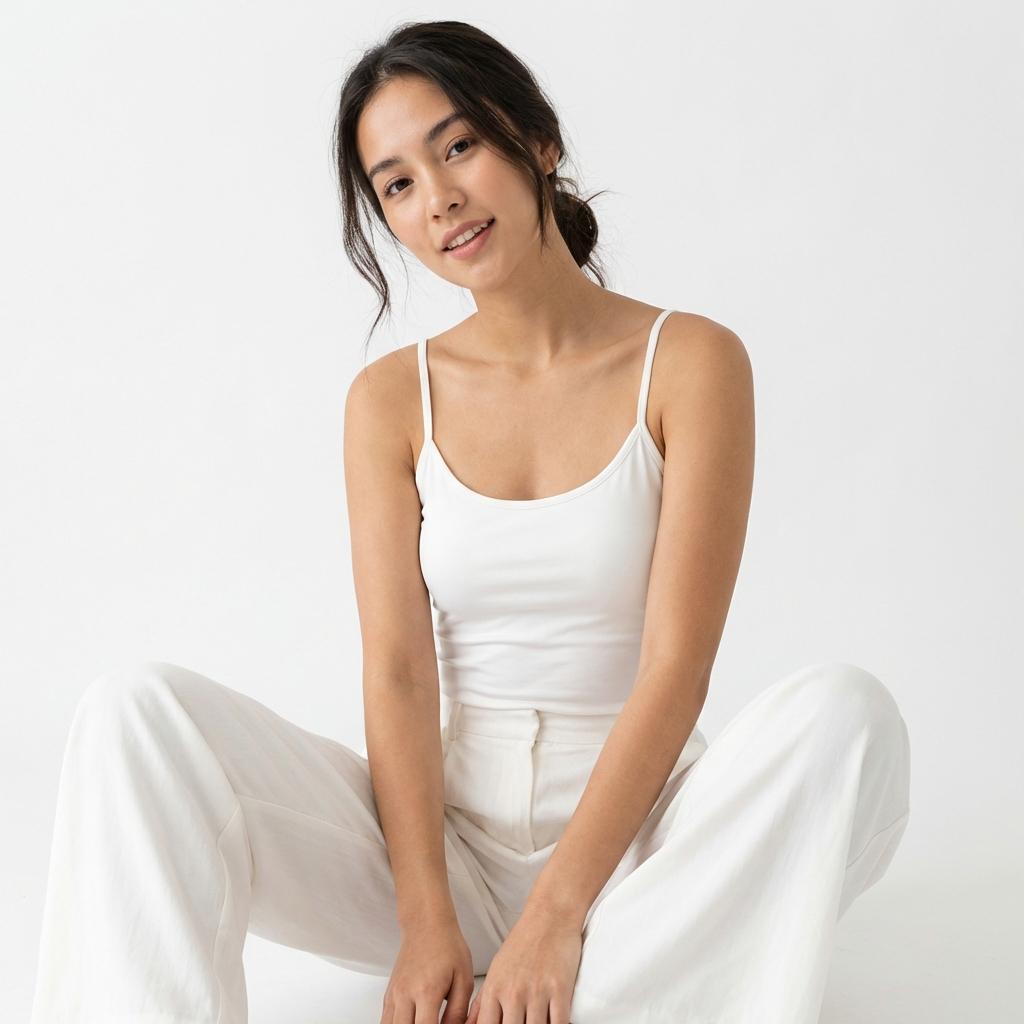 Basic Black & White Cami Tank Tops |   Everyday Wardrobe Essential