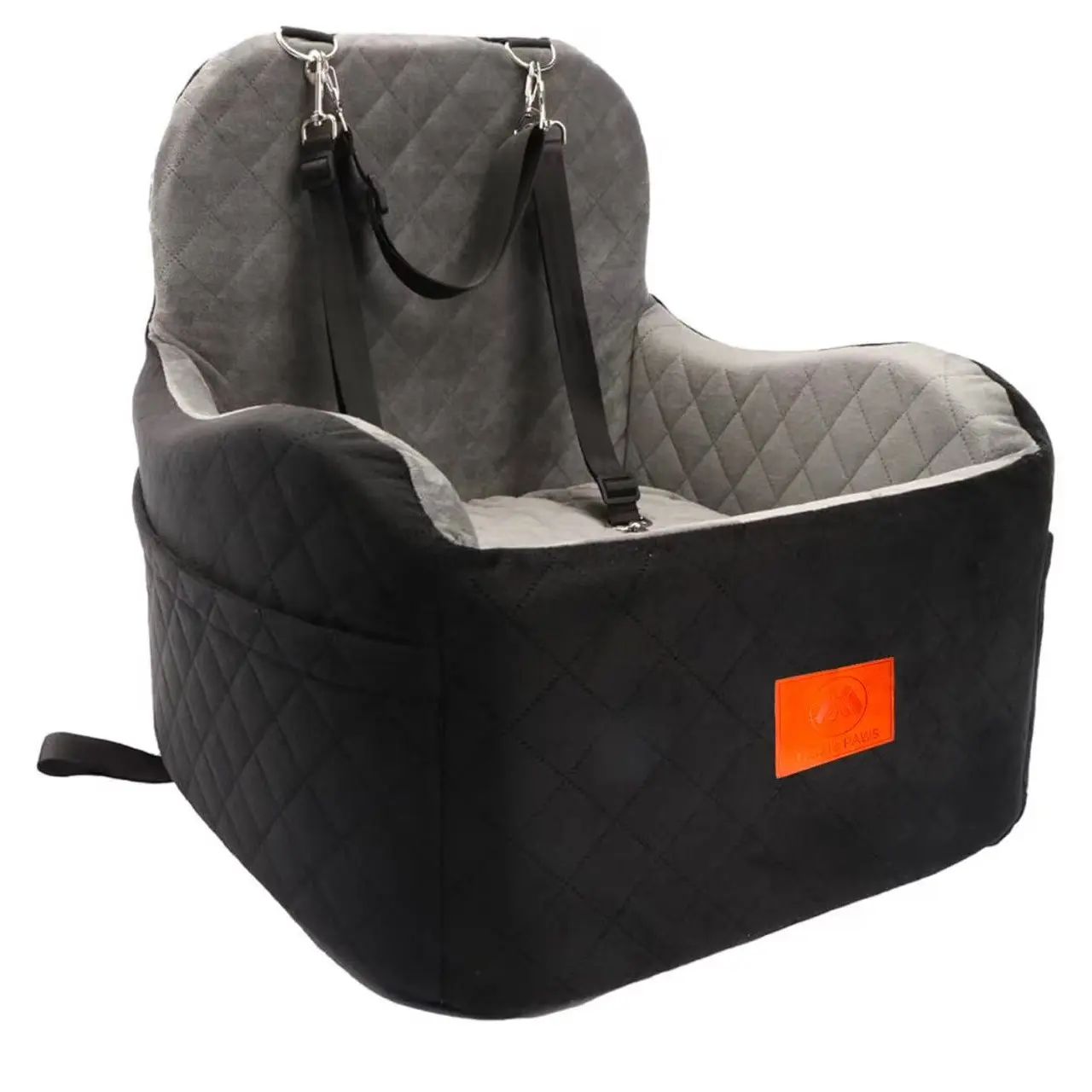 Car Dog Seat for Small to Medium Dogs, Adjustable Height, All-Season Use, Washable Design, Perfect for Travel & Daily Commute