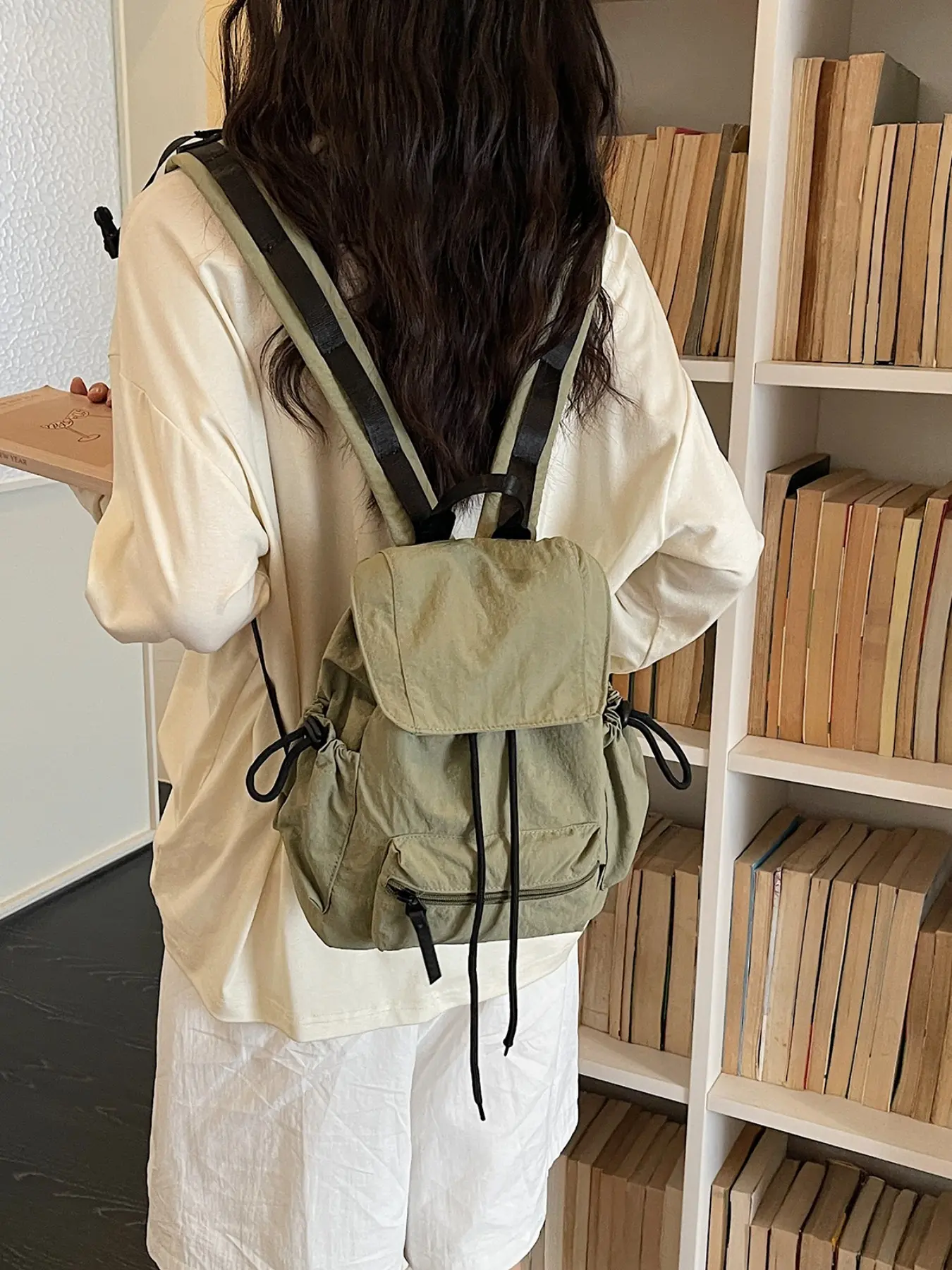 Women's Fashion Nylon Backpack, Small Crossbody Bag, Casual Simple Versatile Shoulder Bag, Ideal for Shopping and Daily Use