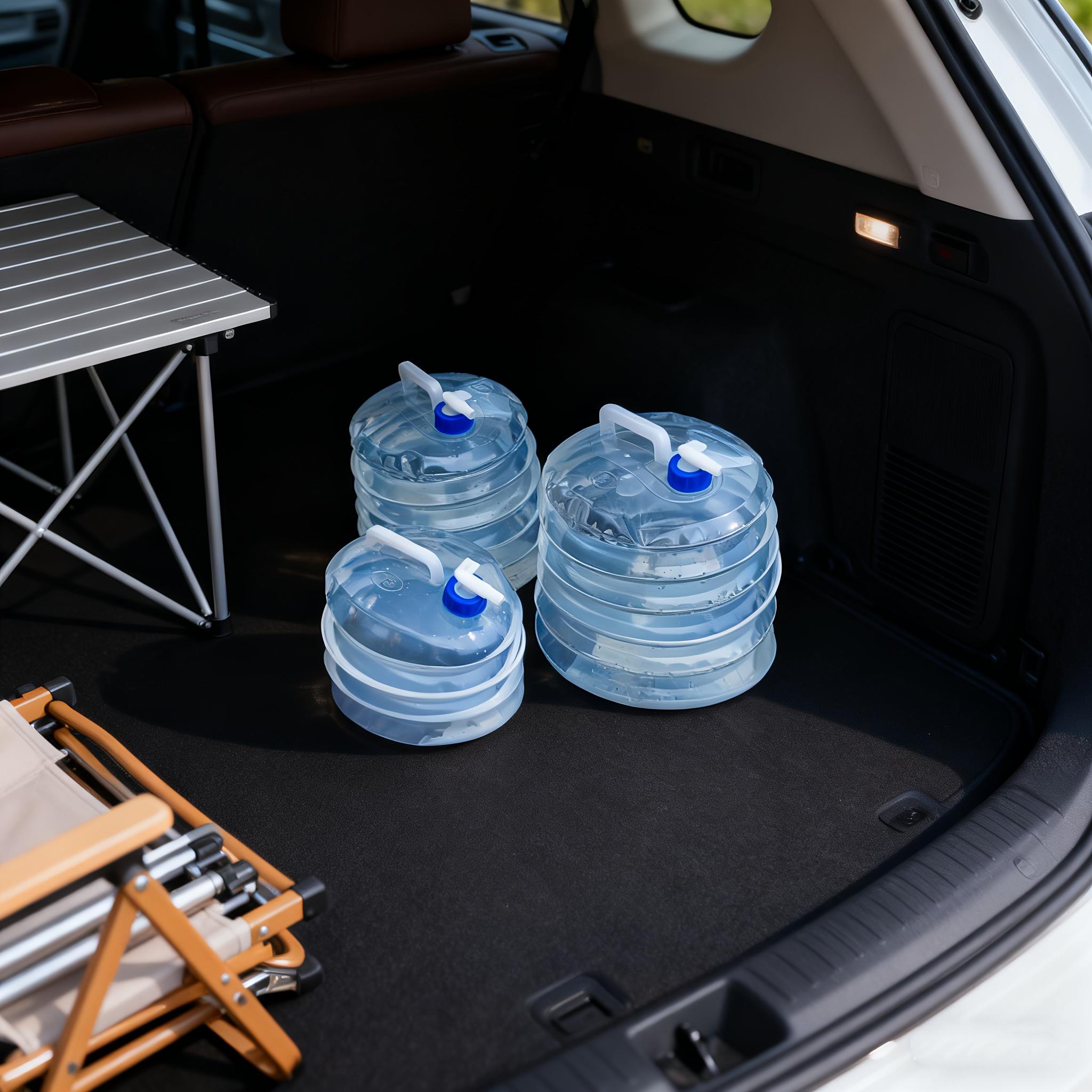 Large Capacity Foldable Storage Container- Portable and Foldable, Multi Size Design for Easy Dumping - Ideal for Camping, Hiking, and Outdoor Water Use - Safe Screw Cap Design, Portable Camping Shower, Collapsible Water Container