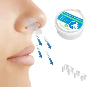 4-Pack Hard Anti-Snoring Devices, and Blue Colors Available, Snore Stop Nasal Clip, Improve Restful Night Sleep, Anti-Snore Miracle Tool