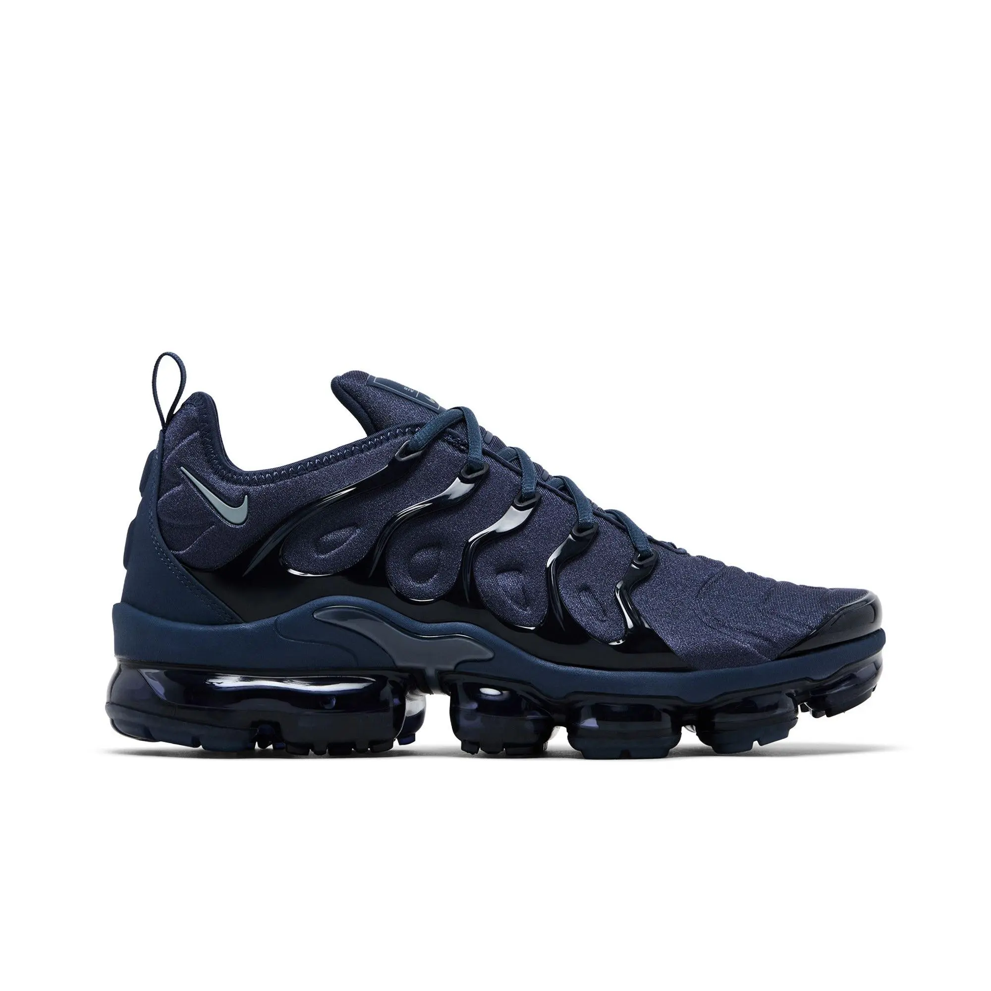 Nike Air VaporMax Plus 'Thunder Blue' (Unisex) Low Top Fit Running Shoes, Thunder Blue/Cool Grey/Midnight Navy, Synthetic Mesh, Shock Absorb, Multi-Size, IM2371-437