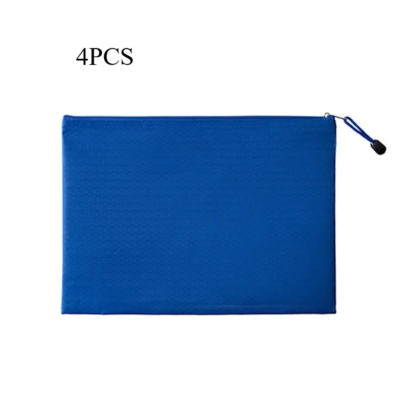 Small zippered pouch, black A5-sized wallet made of Oxford fabric with a secure zipper closure; suitable for storing cash, cards, coins, receipts, and keys—ideal for home, office, and travel use.