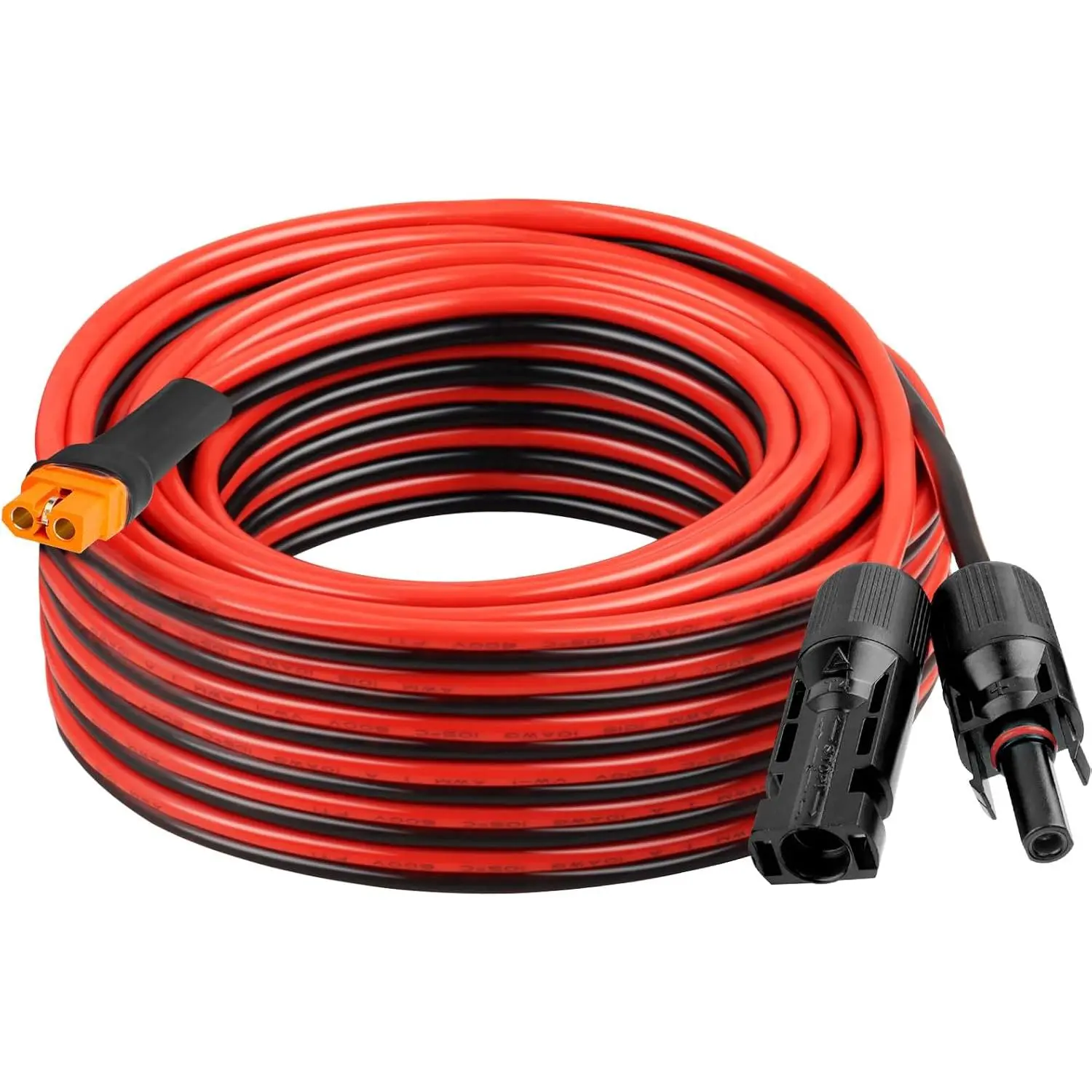 Amazon: Solar Panel Adapter Cable, XT60i Connector, 35 feet - 10AWG XT60i Female Solar Cable, Tinned Copper Wire, PVC Sheath, XT60i Solar Extension Cable, suitable for power stations and portable generators: yard, lawn, and garden