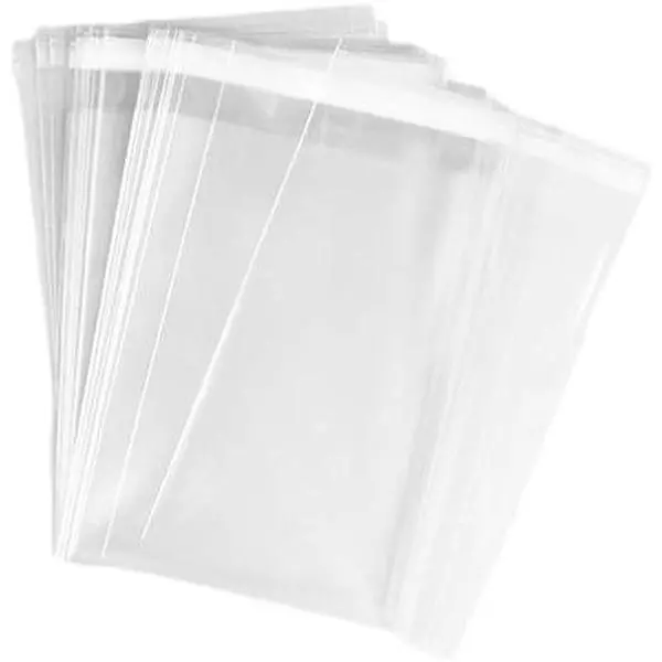Clear Resealable Cello/Cellophane Bags  for Bakery, Candle, Soap, Cookie 100 count/200Pcs/300PCS (transparent, 3x4inch-100Pcs)