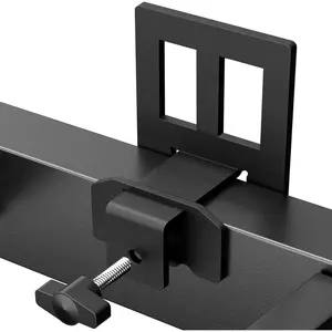 Non Slip Mattress Gaskets, Mattress Slide Stopper 6 PCS, Adjustable Mattress Holder for Bed Frame, Keep Mattress from Sliding Gripper, Black