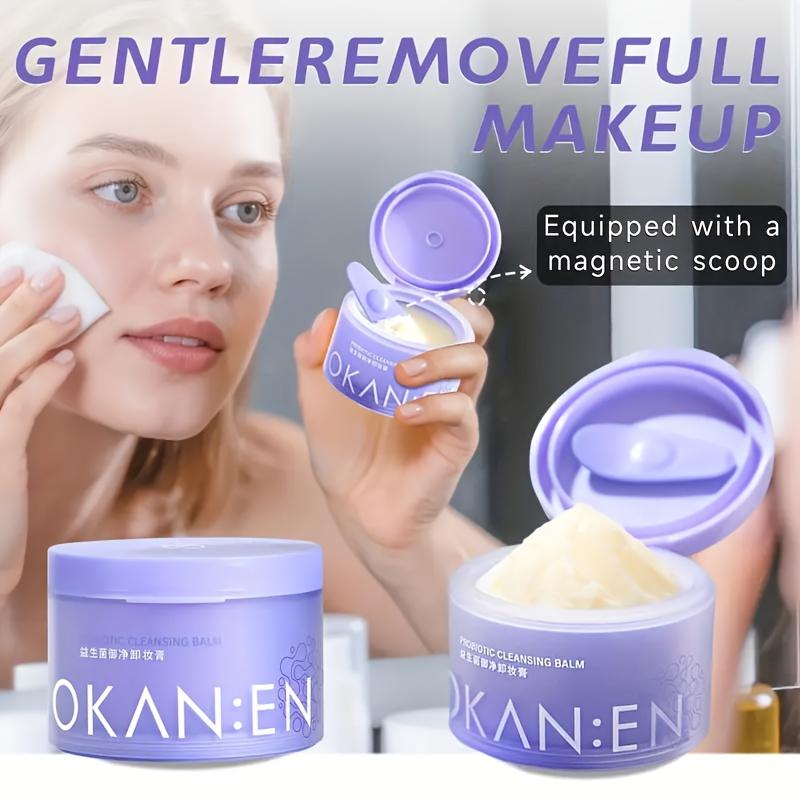 Gentle Cleansing Balm, Makeup Remover Balm, Probiotic Cleansing Balm, Gentle, Deep Cleansing, 4.06oz, Moisturizing for All Skin Types