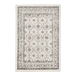 All Over Floral Pattern Vintage Persian Medallion Rug