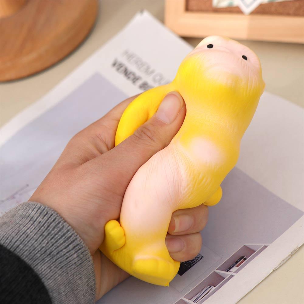Orangutan Squeeze Vent Gorilla Slow Rebound Yellow Squeezing Monkey Toys Creative Funny Soft Glue Gorilla Toys Adults Gifts