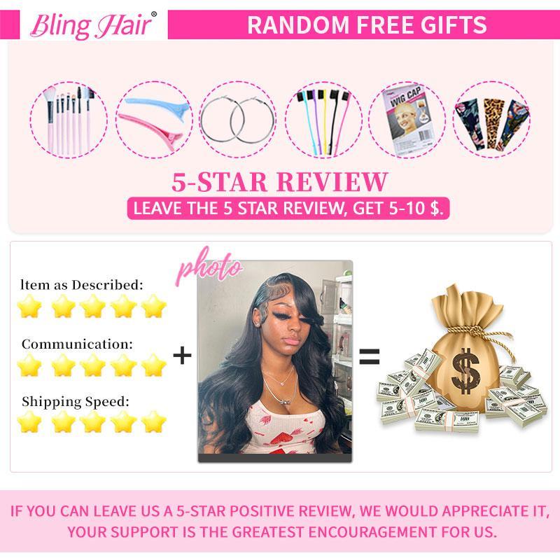 Bling Hair 6x4 5x5 HD Lace Easy Wear and Go Body Wave Glueless Human Hair Wigs Pre Plucked Pre Cut 7x5 9x6 Lace Closure Wigs for Beginners 180% Density Water Wave Lace Front Wigs for Black Women TikTokShopHolidayHaul