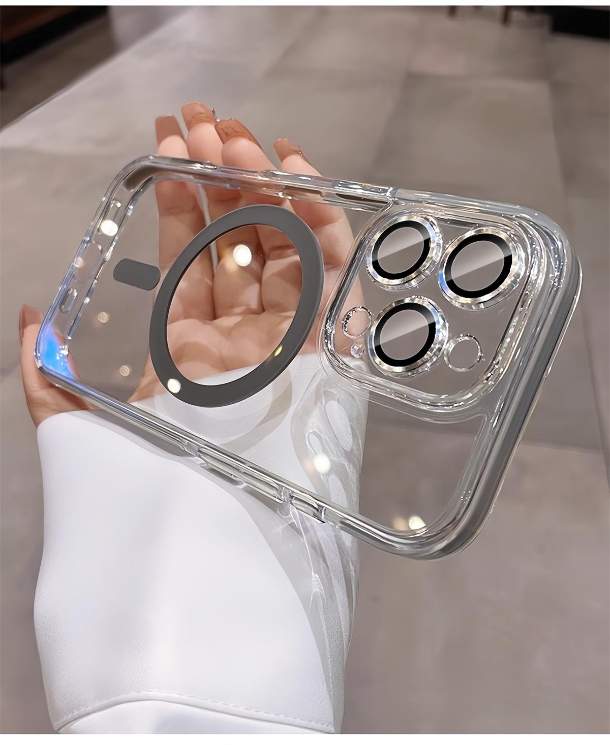 [LX]Desert Titanium 2 in Shockproof Shield Phone Case for IPhone 13 14 15 16 Pro Max 16 Clear Casing Transparent Cover