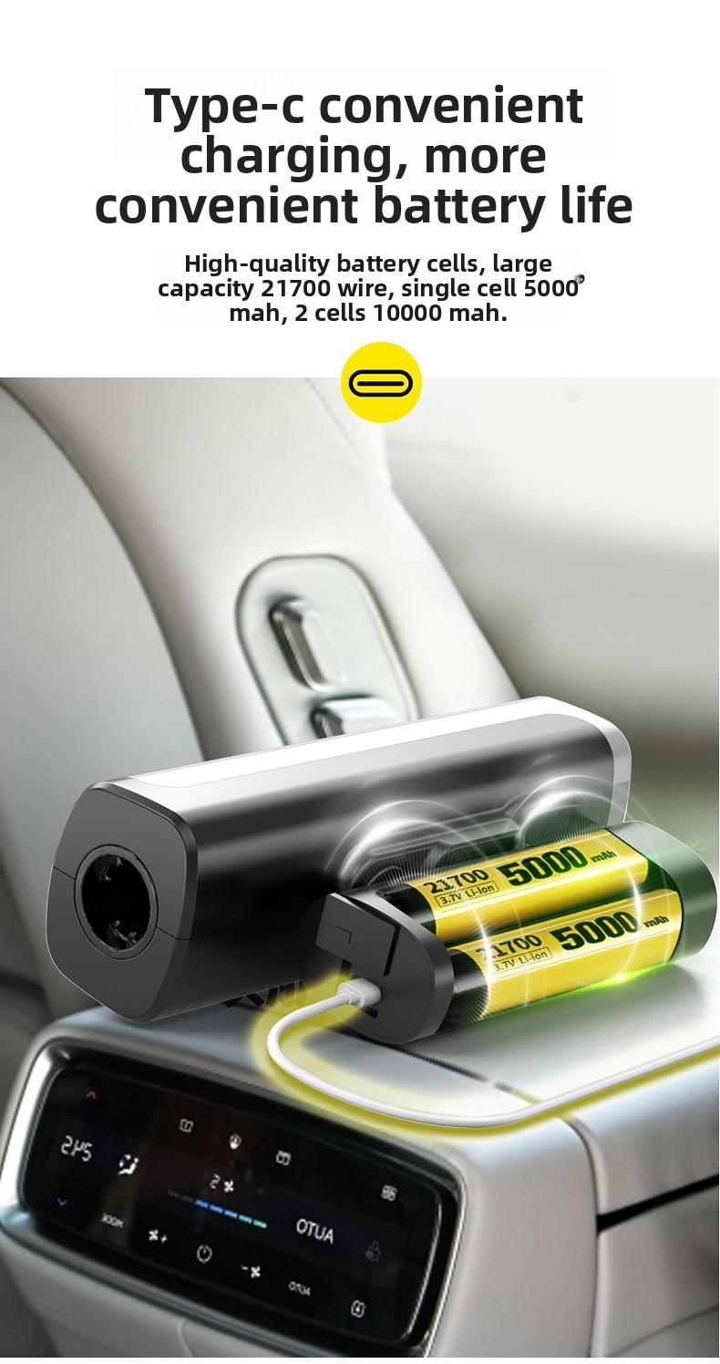 Cordless High Pressure Car Wash Gun, Foldable Portable High Power Washer, Rechargeable Lithium Battery Automatic Cleaning Gun