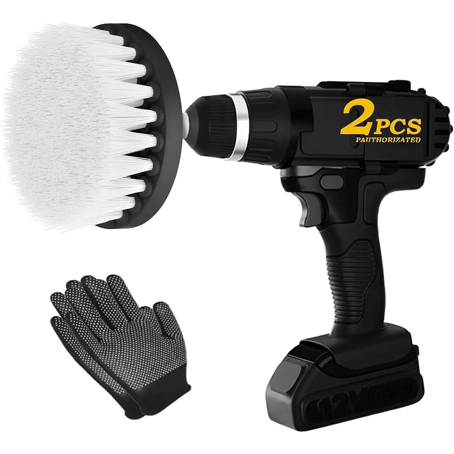 5Inch Drill Brush, Soft Bristle Power  for Cleaning