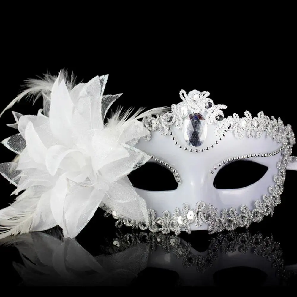 Gold Venetian Lace Masquerade Mask for Adults - Lightweight Plastic Fashion Accessory with Adjustable Strap, Easy to Use for Halloween, Christmas, and Fun Events