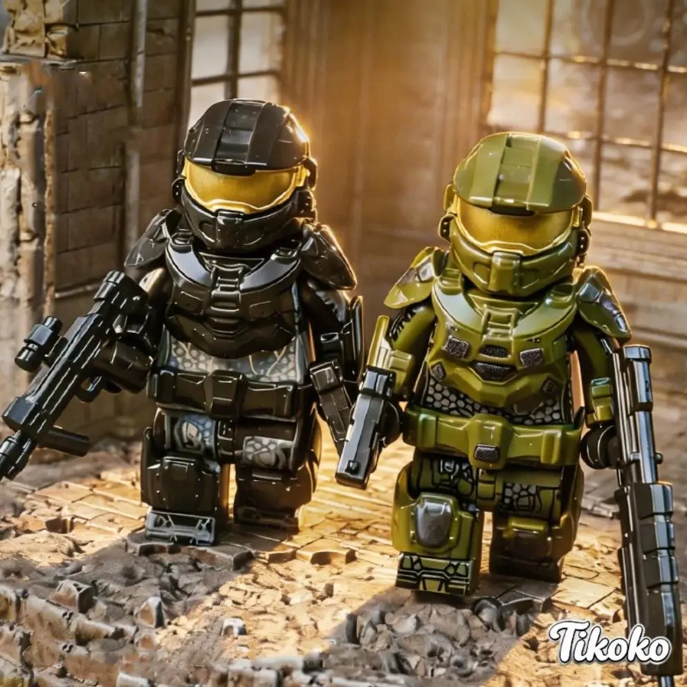 2026 hot item Haloed Building Block Mini Action Figure Toys T009 T010 T011 Popular toys